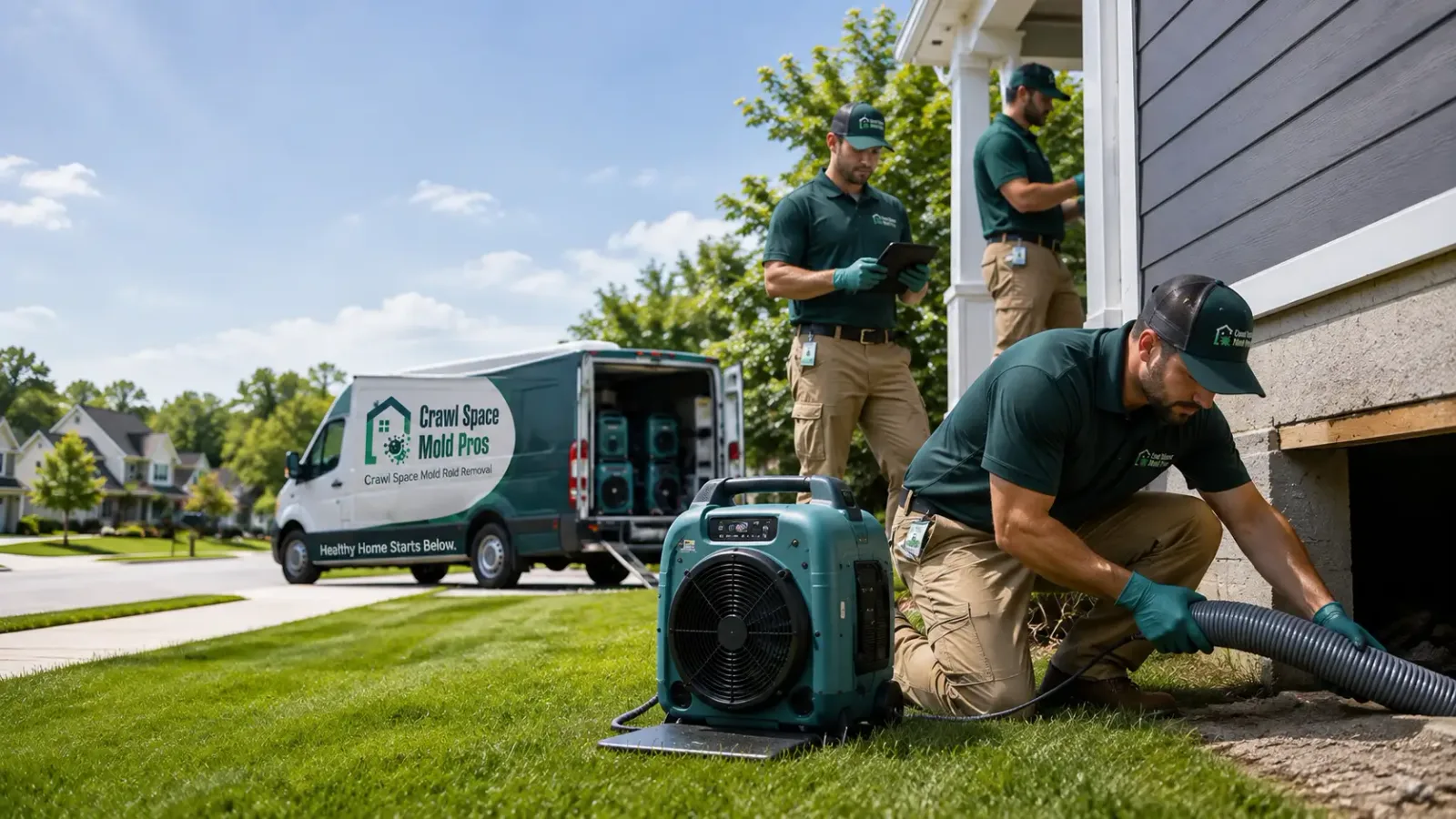 Crawl Space Mold Removal in Ursa, IL
